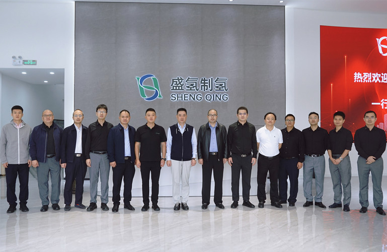 綠色引領(lǐng) 一路“氫”暢｜中鐵物資集團有限公司一行蒞臨昇輝科技